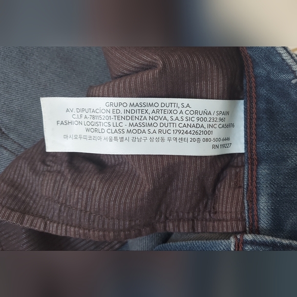 Massimo Dutti Women's Slim Fit Blue Jeans - Picture 6 of 8